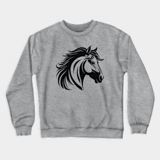Horse head t-shirt Crewneck Sweatshirt